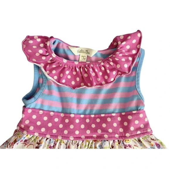 Matilda Jane Brilliant Daydream Lovely Unicorn Tunic Dress Size 2T Spring Easter - Picture 2 of 16